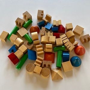 VTG 1990’s Wood Building Blocks